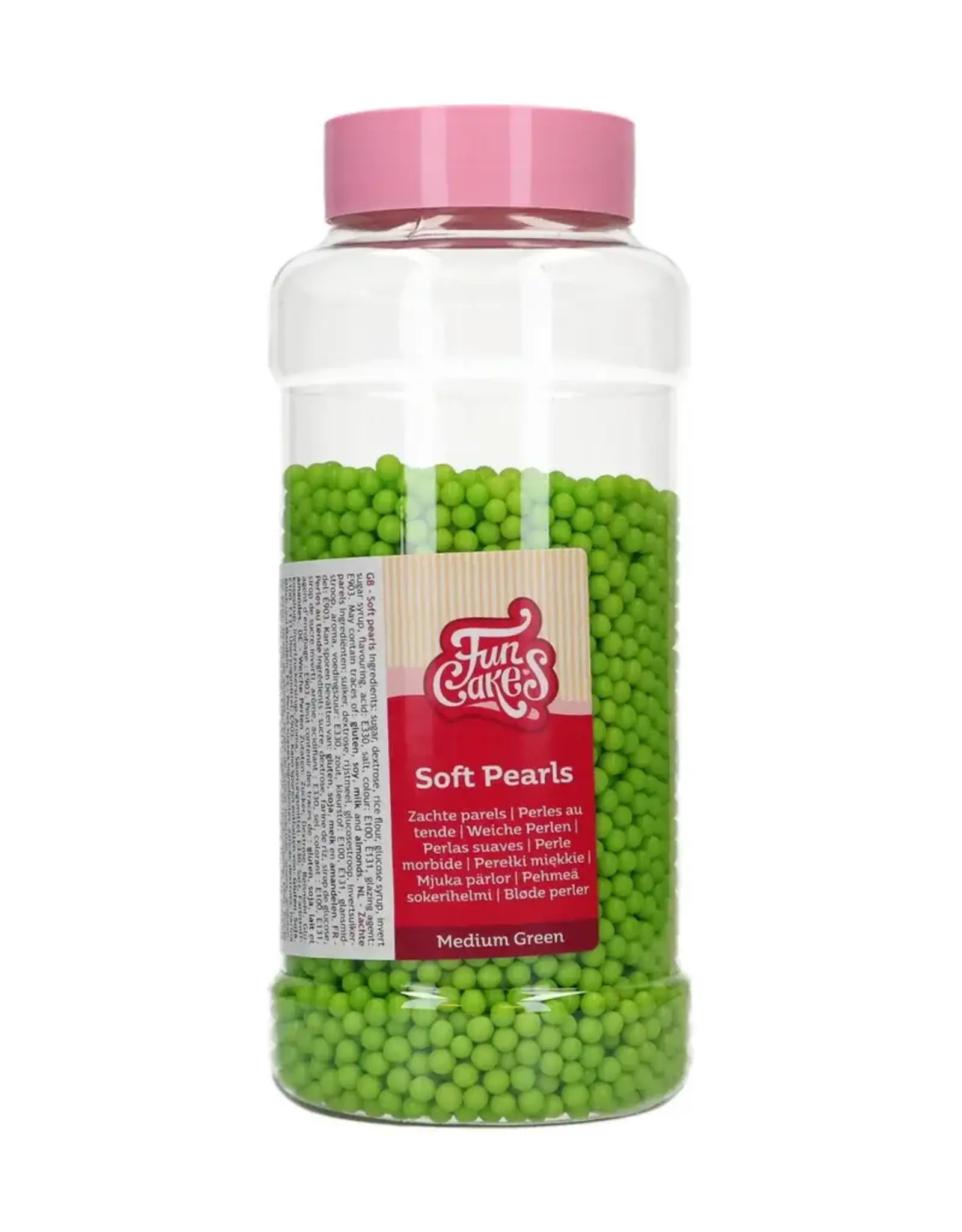 FunCakes FunCakes Soft Pearls 5mm Green 500 g
