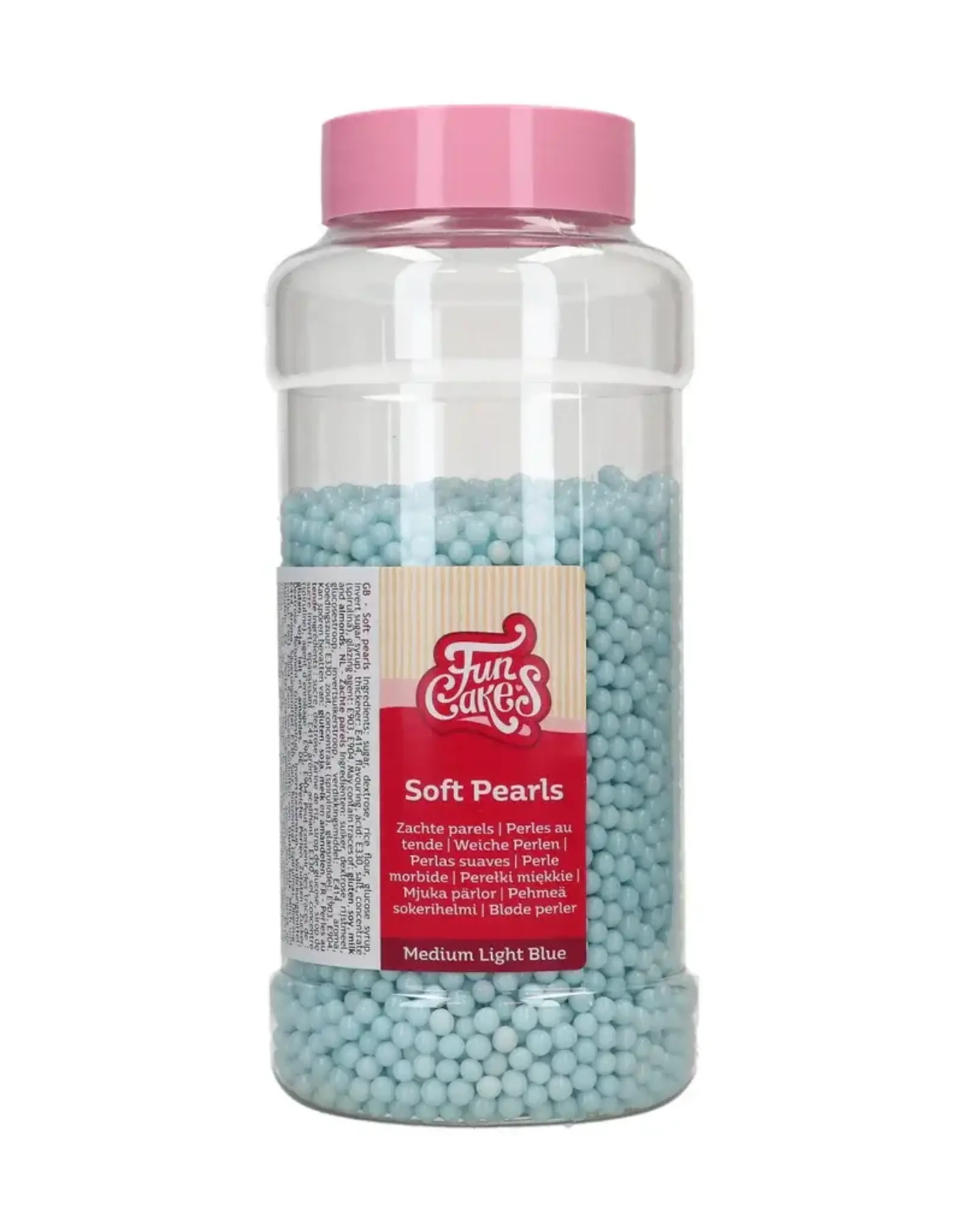 FunCakes FunCakes Soft Pearls 5mm Light Blue 500 g