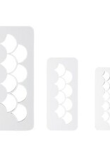 PME PME Geometric Multicutter Fish Scale Set/3