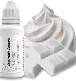 Sugarflair Sugarflair Kleurstof op Oliebasis - White 30 ml