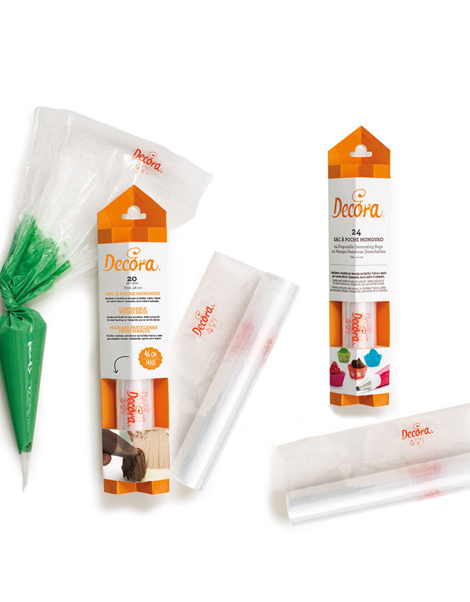 Decora Decora Wegwerp Spuitzakken 40cm, pk/24