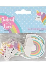 Culpitt Culpitt Unicorn Cupcake Toppers pk/24