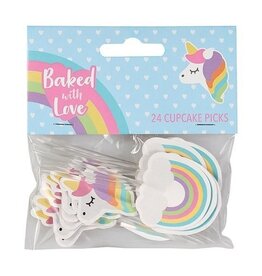 Culpitt Culpitt Unicorn Cupcake Toppers pk/24