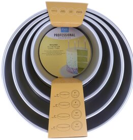 PME Extra Diepe Ronde Bakvorm Set/4