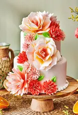 FunCakes FunCakes Eetbare Papieren Bloemen Deluxe Hortensia Paars/Geel Klein pk/18