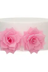 FunCakes FunCakes Eetbare Papieren Bloemen Deluxe Rose Rosalia Roze Medium pk/15