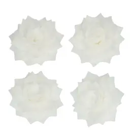 FunCakes Eetbare Papieren Bloemen Rose Rosalia Wit Medium pk/15