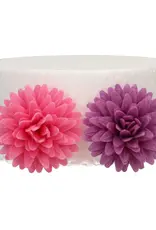 FunCakes FunCakes Eetbare Papieren Bloemen Deluxe Pompom/Margriet Mix Medium pk/12