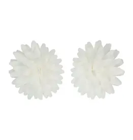 FunCakes Eetbare Papieren Bloemen Pompom /Margriet Wit Medium pk/12