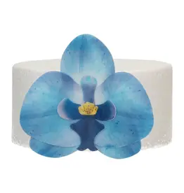 FunCakes Eetbare Papieren Bloemen Orchidee Blauw Medium pk/10