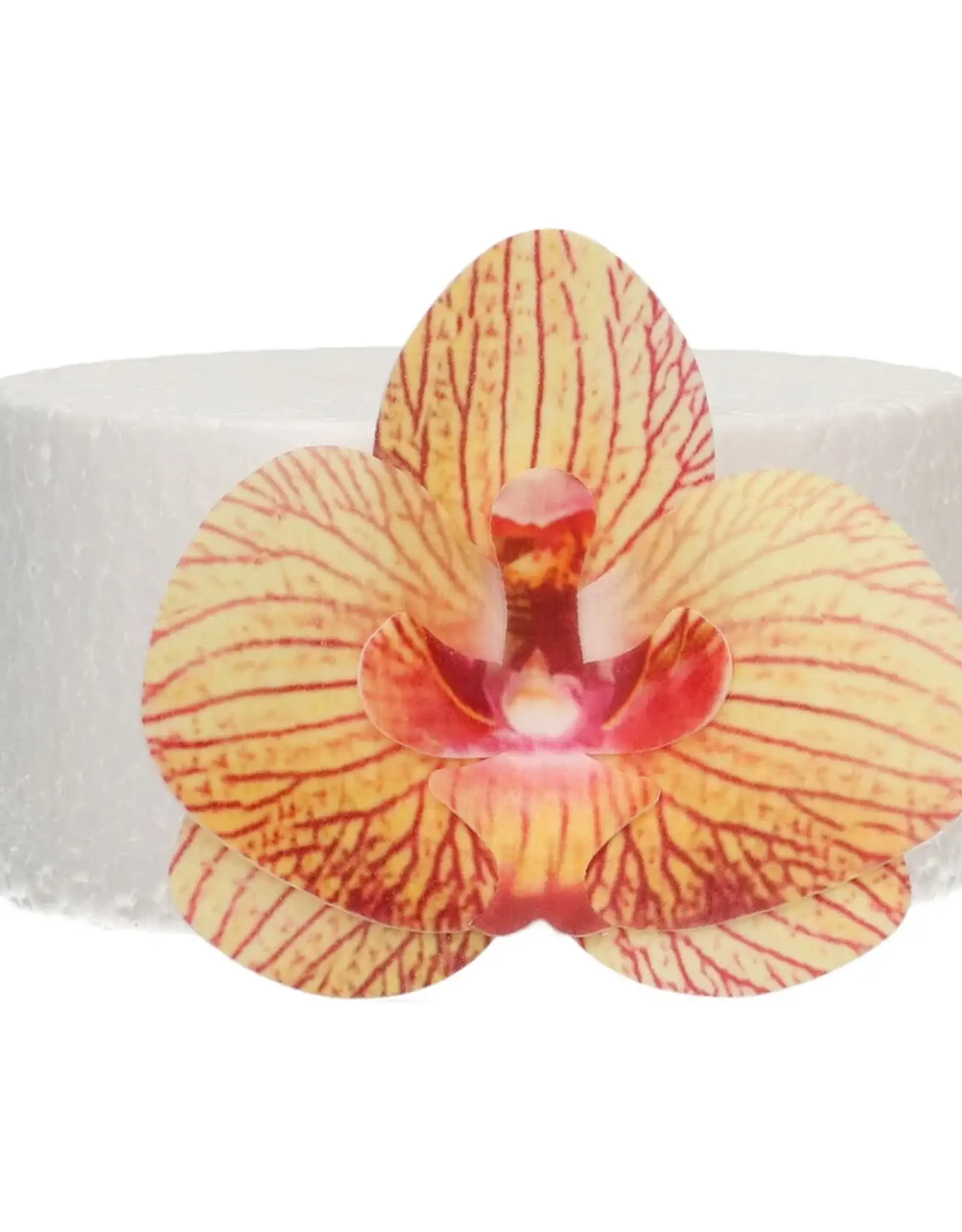 FunCakes FunCakes Eetbare Papieren Bloemen Deluxe Orchidee Goudbruin Medium pk/10