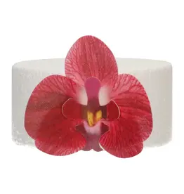 FunCakes Eetbare Papieren Bloemen Orchidee Rood Medium pk/10