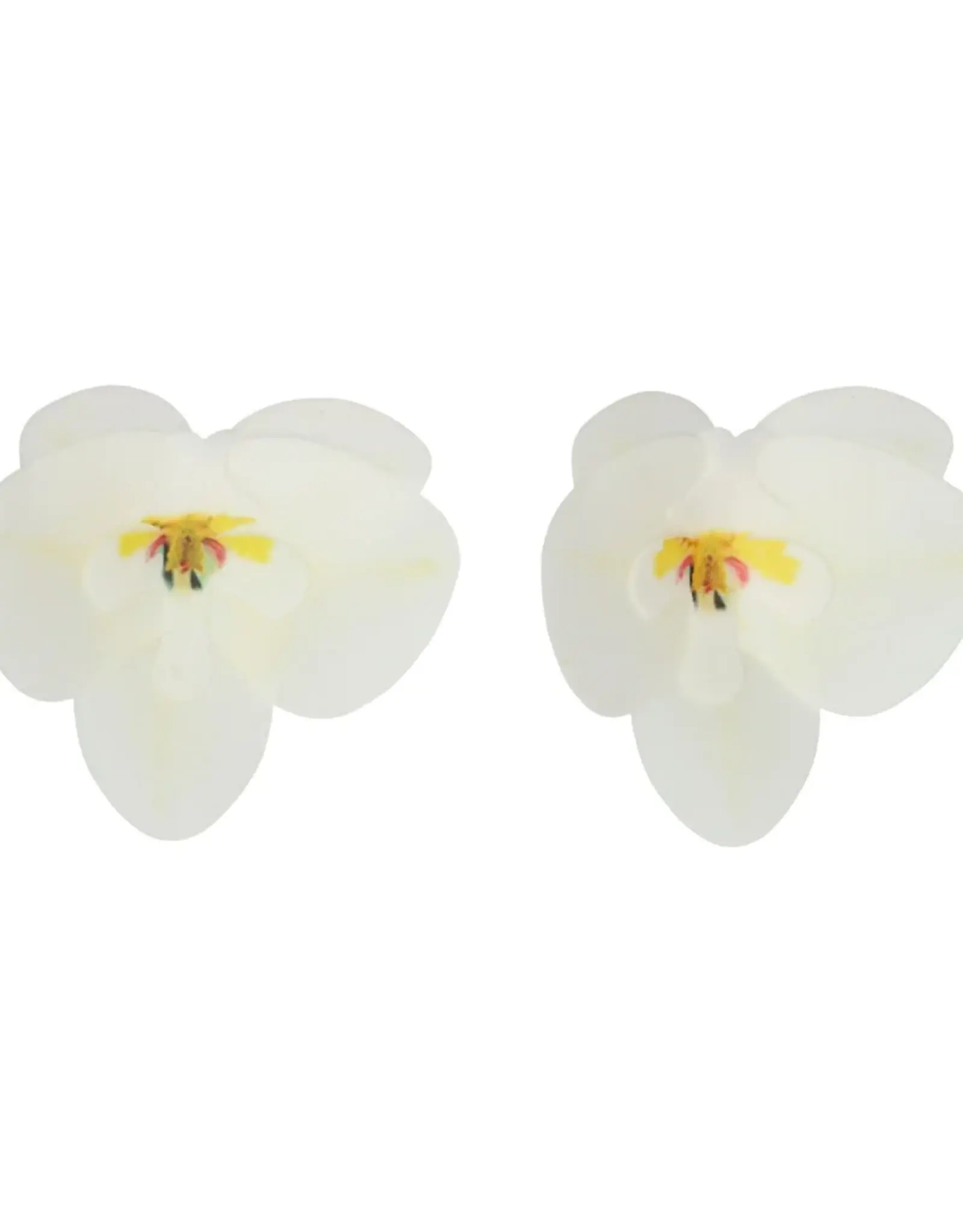 FunCakes FunCakes Eetbare Papieren Bloemen Deluxe Orchidee Wit Medium pk/10