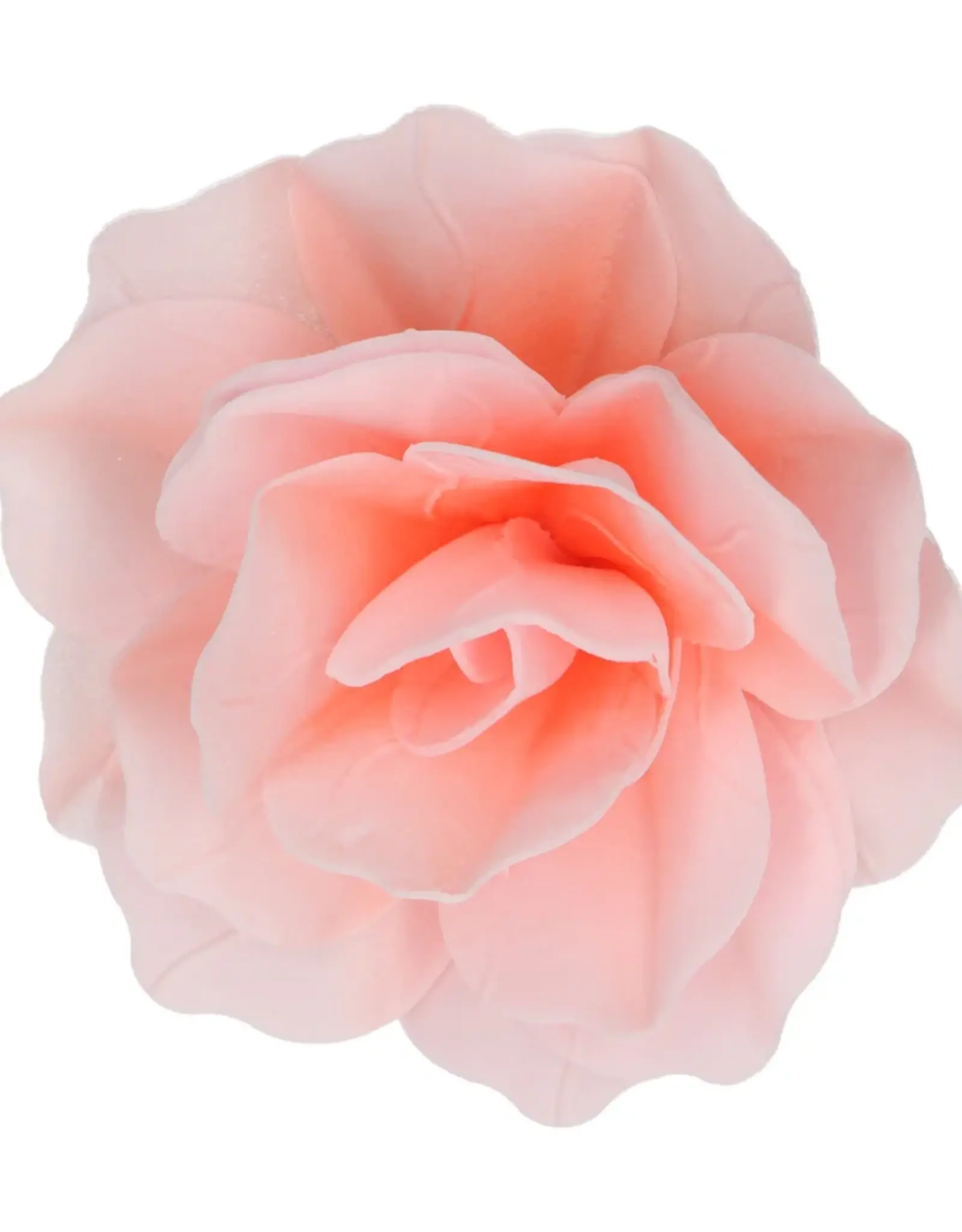 FunCakes FunCakes Eetbare Papieren Bloemen Deluxe Rose Pastella Roze Groot pk/1