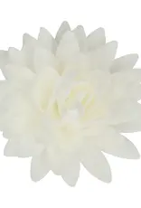 FunCakes FunCakes Eetbare Papieren Bloemen Deluxe Pioenroos Wit Groot pk/1