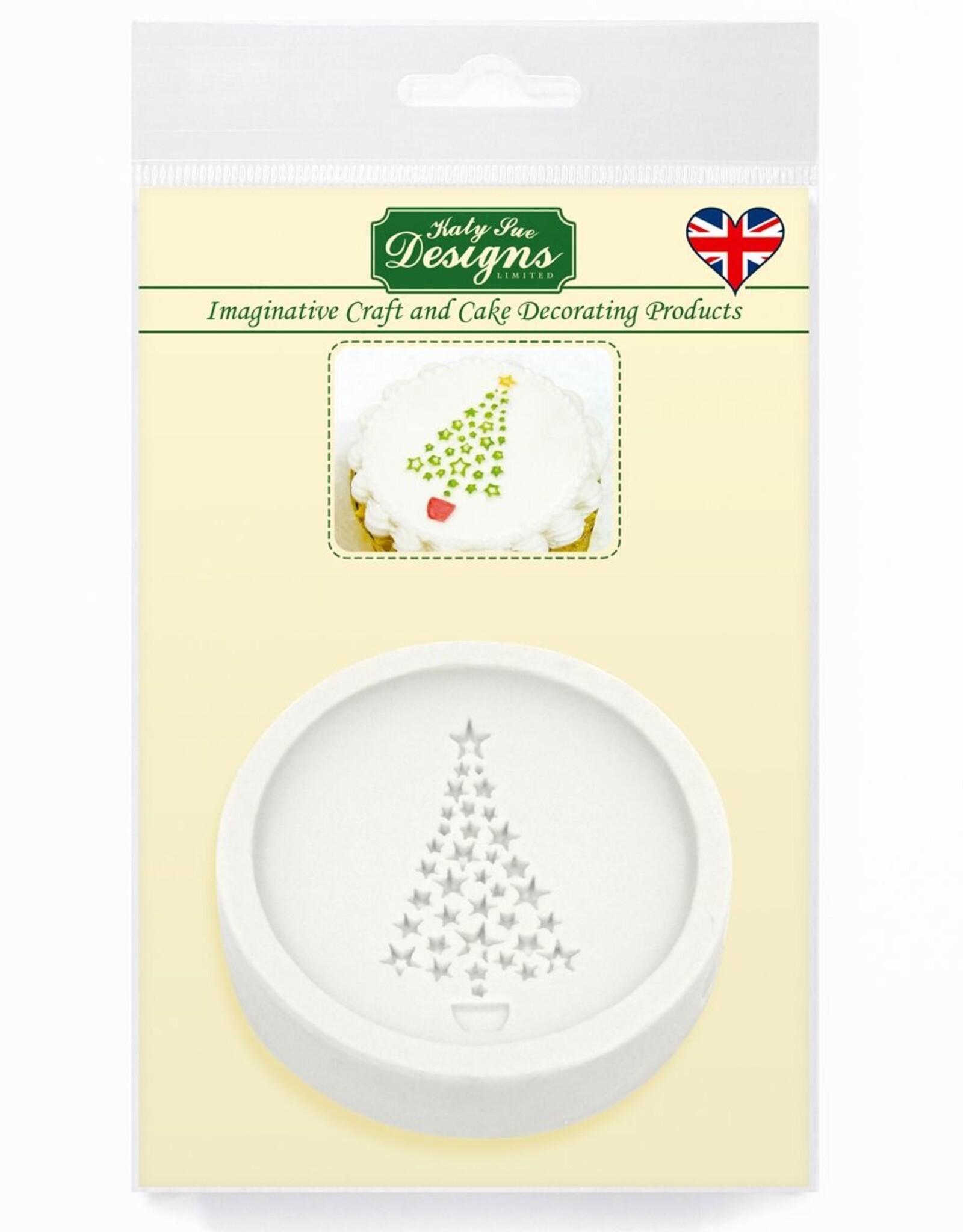 Katy Sue Designs Katy Sue Cupcake Topper Mould Christmas Tree