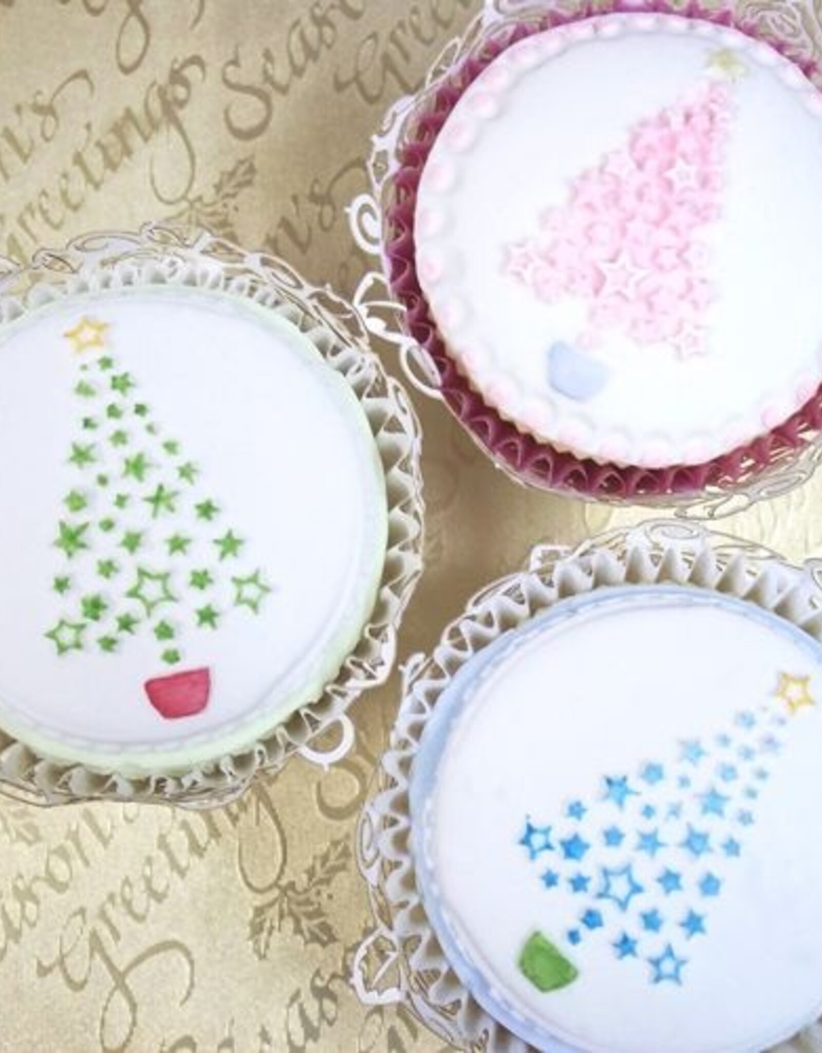 Katy Sue Designs Katy Sue Cupcake Topper Mould Christmas Tree