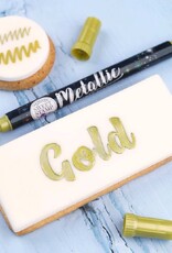 Sweet Stamp Sweet Stamp Stift Eetbare Inkt Dubbelzijdig Metallic Goud