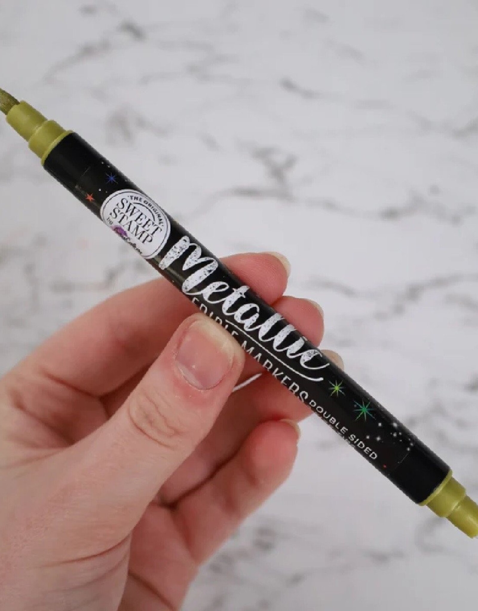 Sweet Stamp Sweet Stamp Stift Eetbare Inkt Dubbelzijdig Metallic Goud