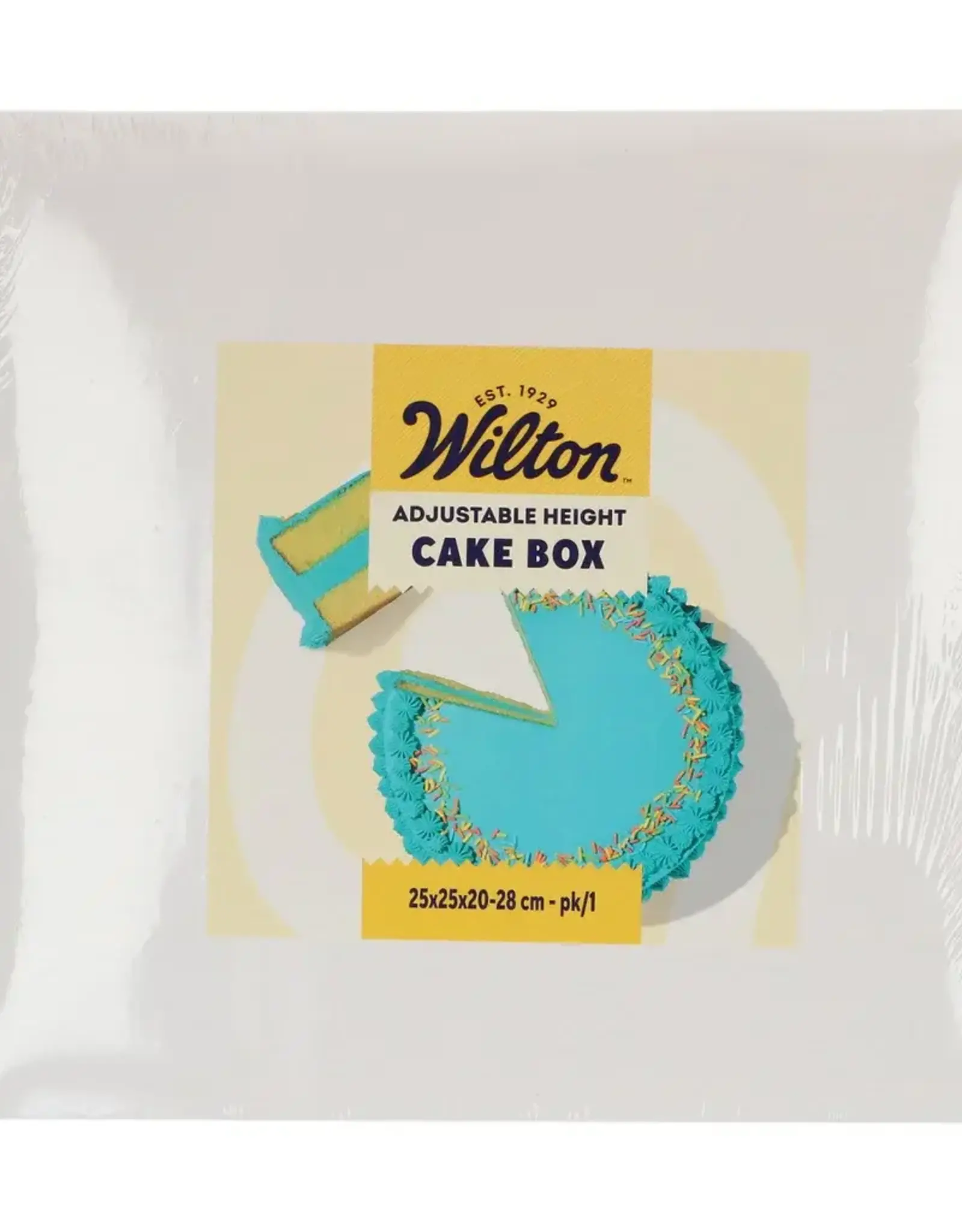 Wilton Wilton Taartdoos Verstelbare Hoogte 25x25x20-28 cm