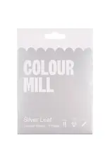 Sugarflair Colour Mill Edible Silver Leaf Transfer - 8cm pk/5