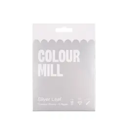 Sugarflair Colour Mill Edible Silver Leaf Transfer - 8cm pk/5