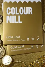 Sugarflair Colour Mill Edible Gold Leaf Transfer 23kt - 8cm pk/5