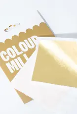 Sugarflair Colour Mill Edible Gold Leaf Transfer 23kt - 8cm pk/5
