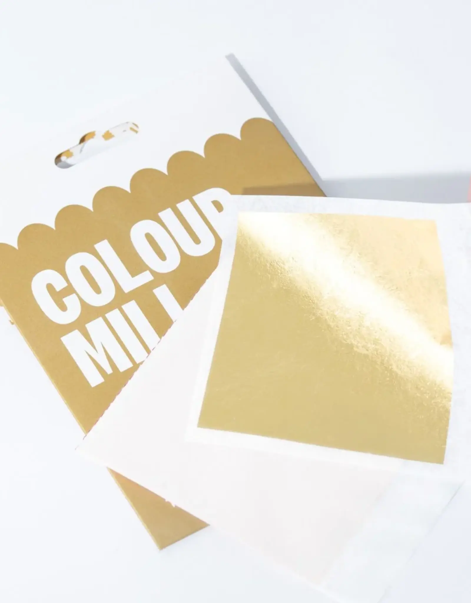 Sugarflair Colour Mill Edible Gold Leaf Transfer 23kt - 8cm pk/5