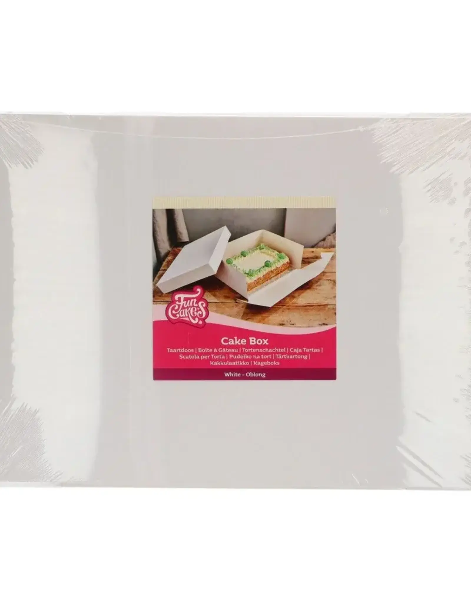 FunCakes FunCakes Taartdoos Wit 60x50x15 cm pk/1