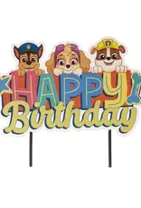 Dekora Dekora Paw Patrol Happy Birthday Cake Topper 17 x 15 cm