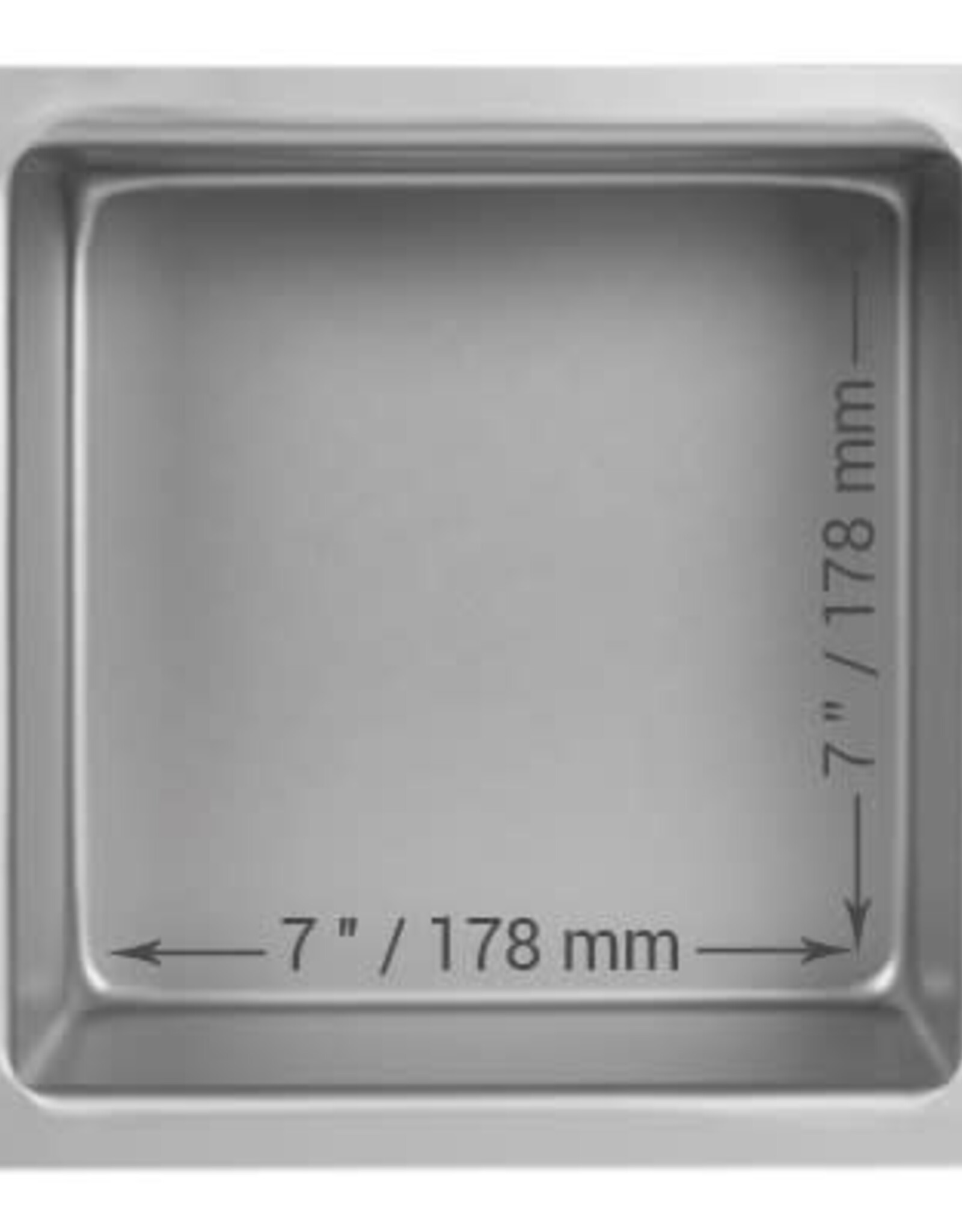 PME PME Extra Deep Square Pan 17,5 x 17,5 x 10cm