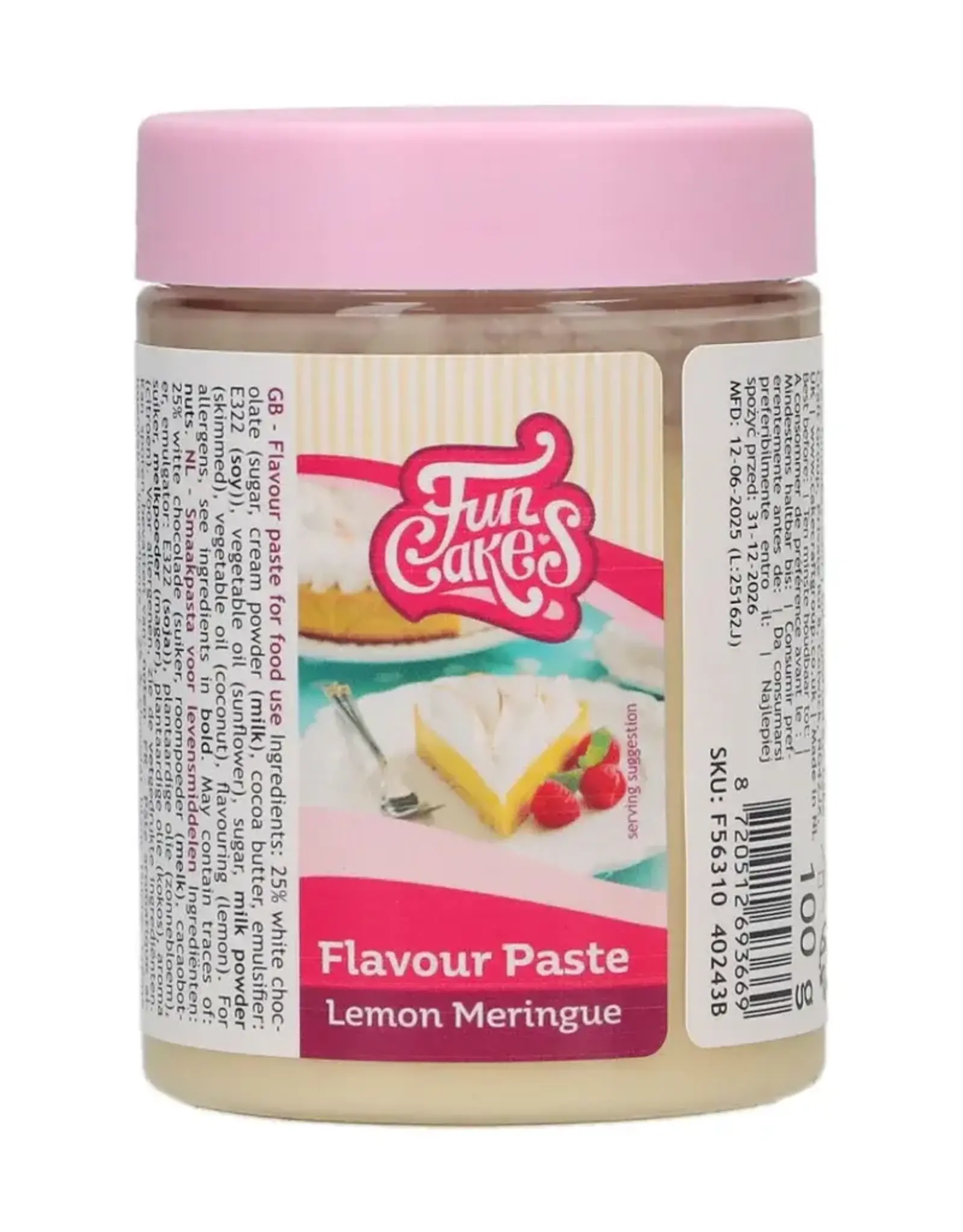 FunCakes FunCakes Smaakpasta Lemon Meringue 100 g