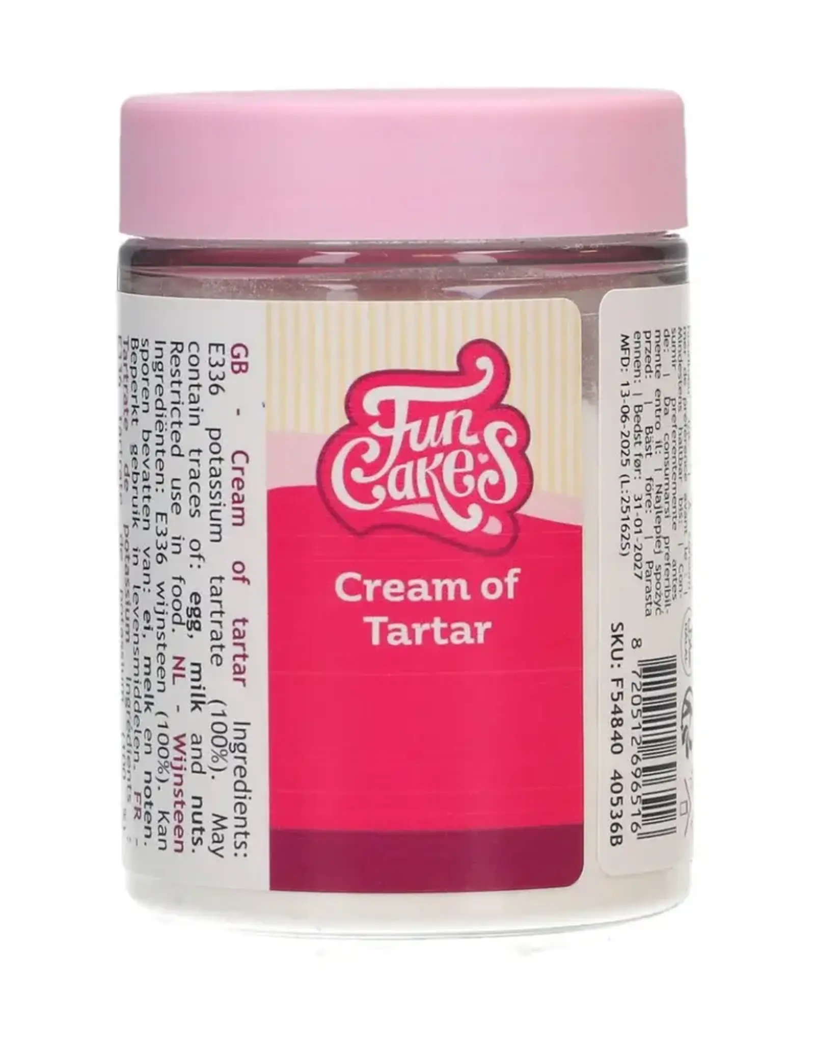 FunCakes FunCakes Wijnsteen - Cream of Tartar -80g-