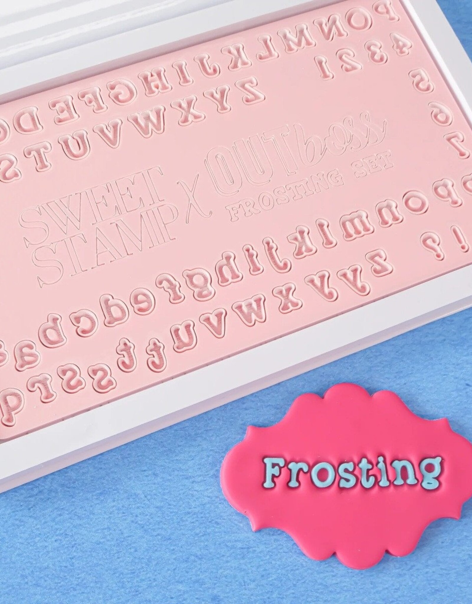 Sweet Stamp Sweet Stamp Letters & Cijfers Set Outboss Frosting