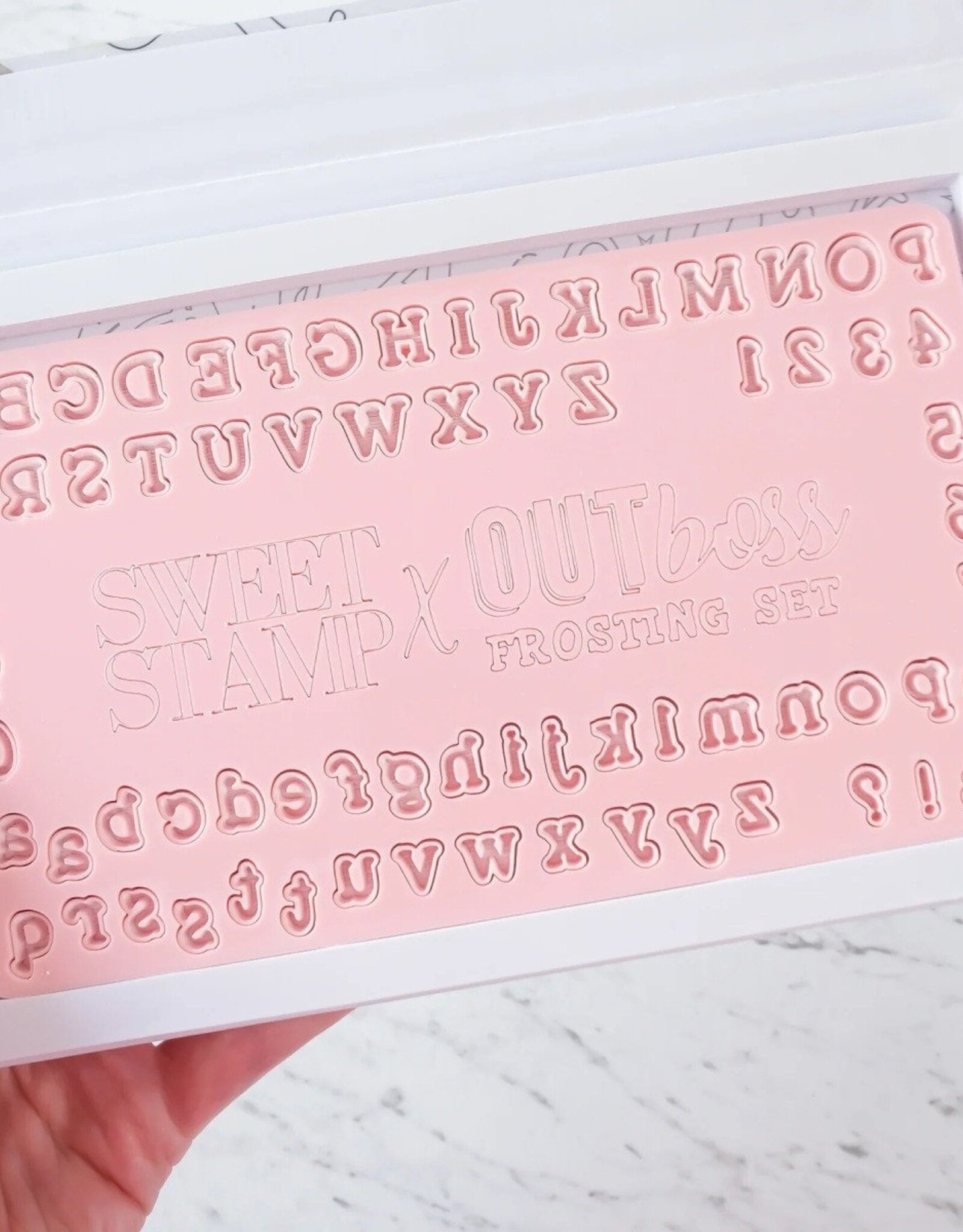 Sweet Stamp Sweet Stamp Letters & Cijfers Set Outboss Frosting