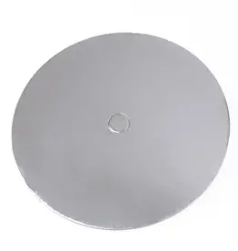 LOYAL LOYAL Cake Board Geperforeerd Rond - Zilver 18cm pk/10
