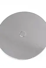 LOYAL LOYAL Cake Board Geperforeerd Rond - Zilver 15cm pk/10