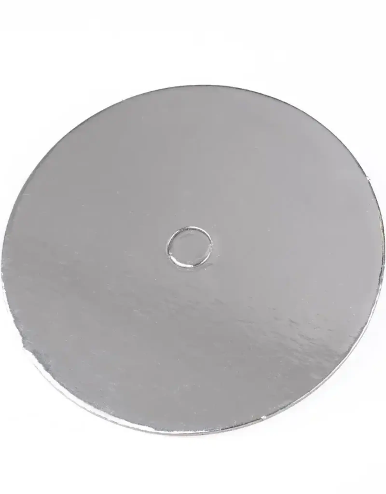 LOYAL LOYAL Cake Board Geperforeerd Rond - Zilver 15cm pk/10