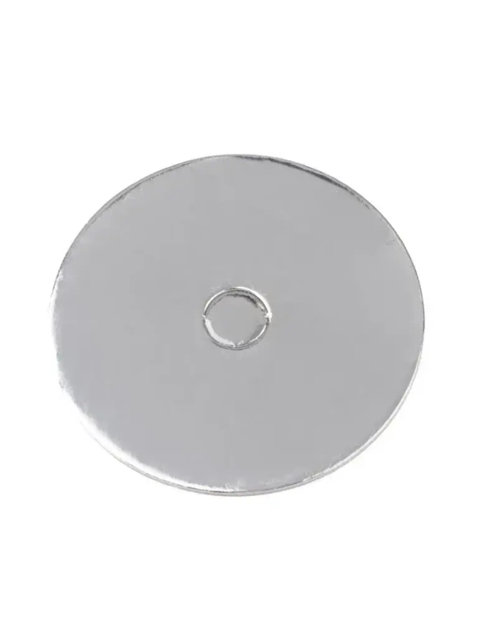 LOYAL LOYAL Cake Board Geperforeerd Rond - Zilver 10cm pk/10