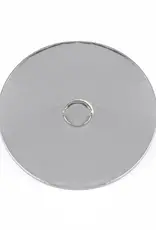 LOYAL LOYAL Cake Board Geperforeerd Rond - Zilver 12,5cm pk/10