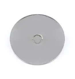 LOYAL LOYAL Cake Board Geperforeerd Rond - Zilver 12,5cm pk/10