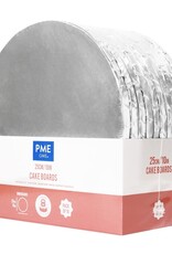 PME PME Cake Drum Rond Zilver (10" / 25cm) Set/10 stuks
