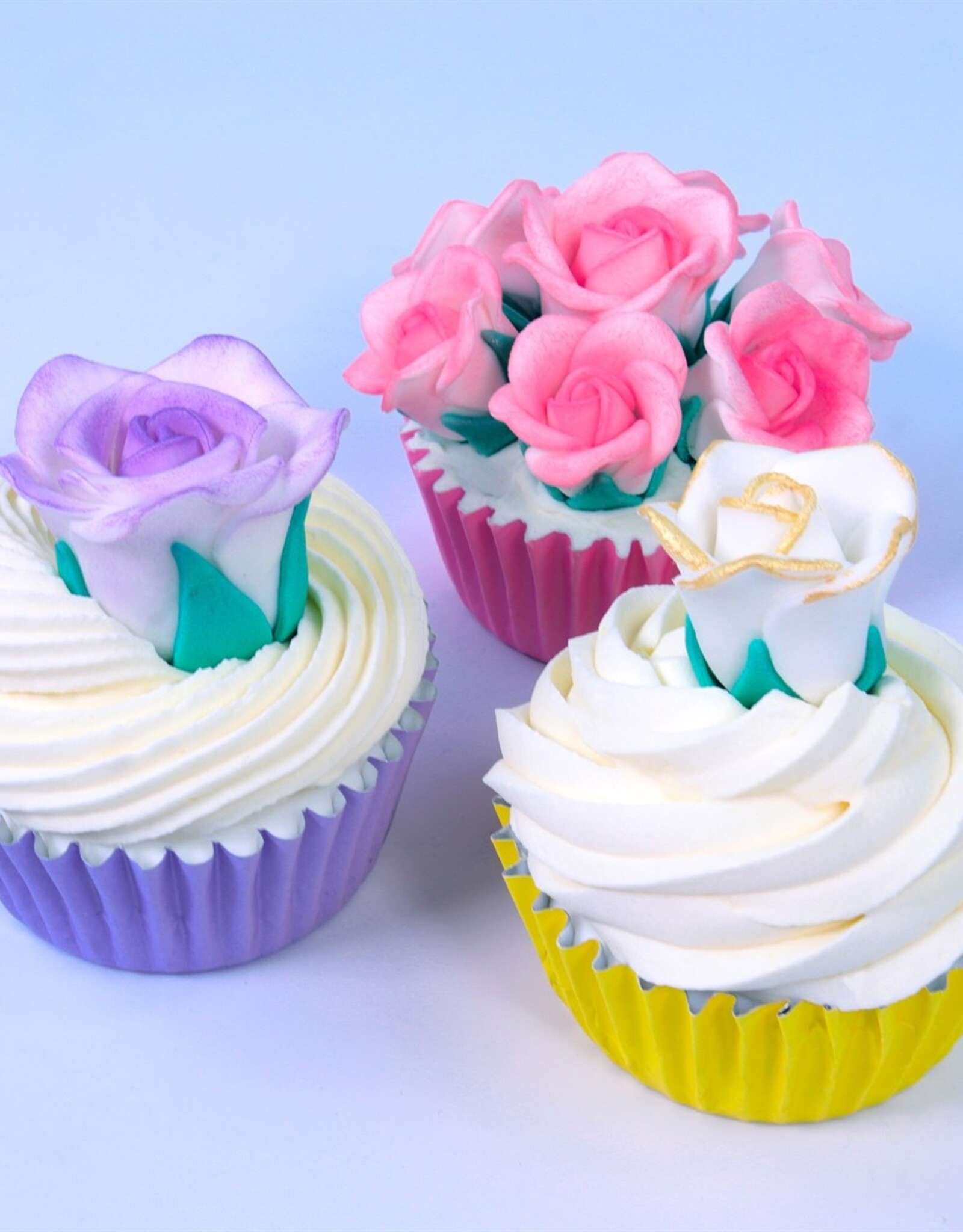 PME PME Suiker Rozen Wit Ø4cm 36st