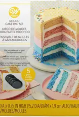 Wilton Wilton Cake Pan Easy Layers -15cm- Set/5