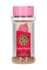 FunCakes FunCakes Sugar Pearls Small Vintage Gold 80 g
