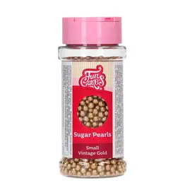 FunCakes FunCakes Suikerparels Small Vintage Gold 80 g