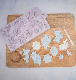 Karen Davies Karen Davies Silicone Mould Bloemen Basics