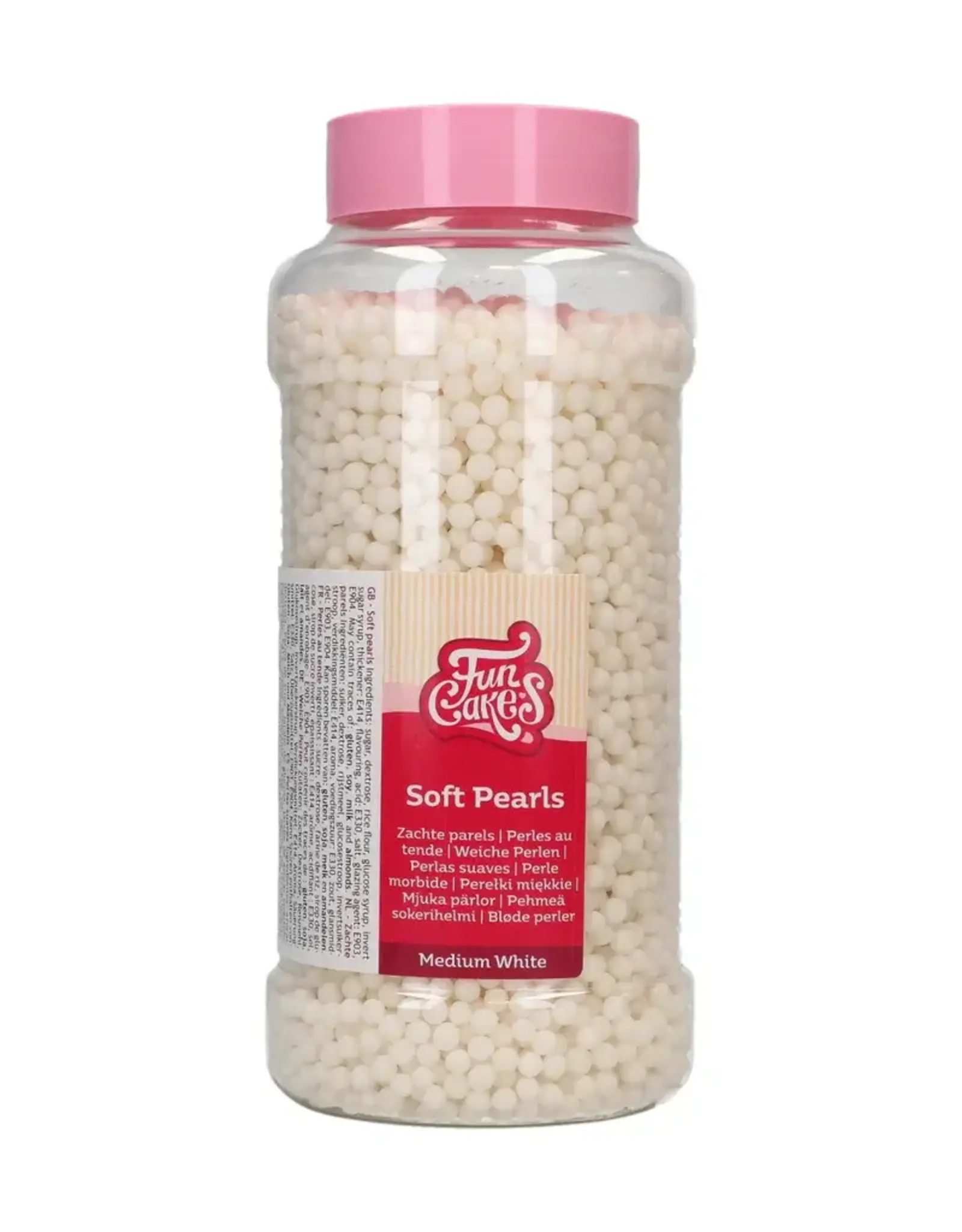 FunCakes FunCakes Soft Pearls 5mm White 600g