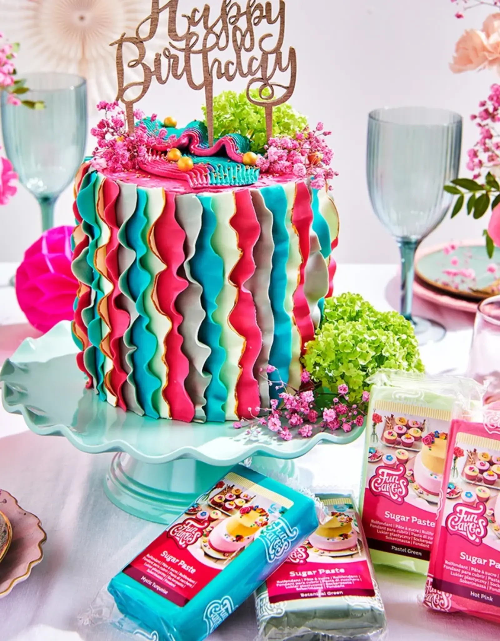 FunCakes FunCakes Rolfondant Bright White 12,5 kg (5x2,5kg)